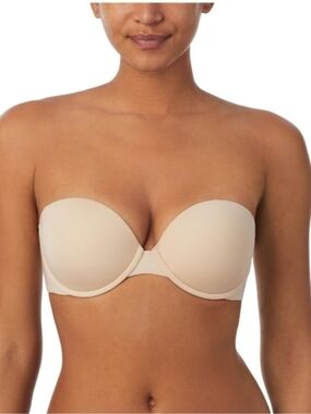 Dkny Women's Smooth Essentials Strapless Bra, DK7749 - Cashmere 34DDD